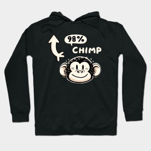 98 Percent Chimp Monkey Hoodie